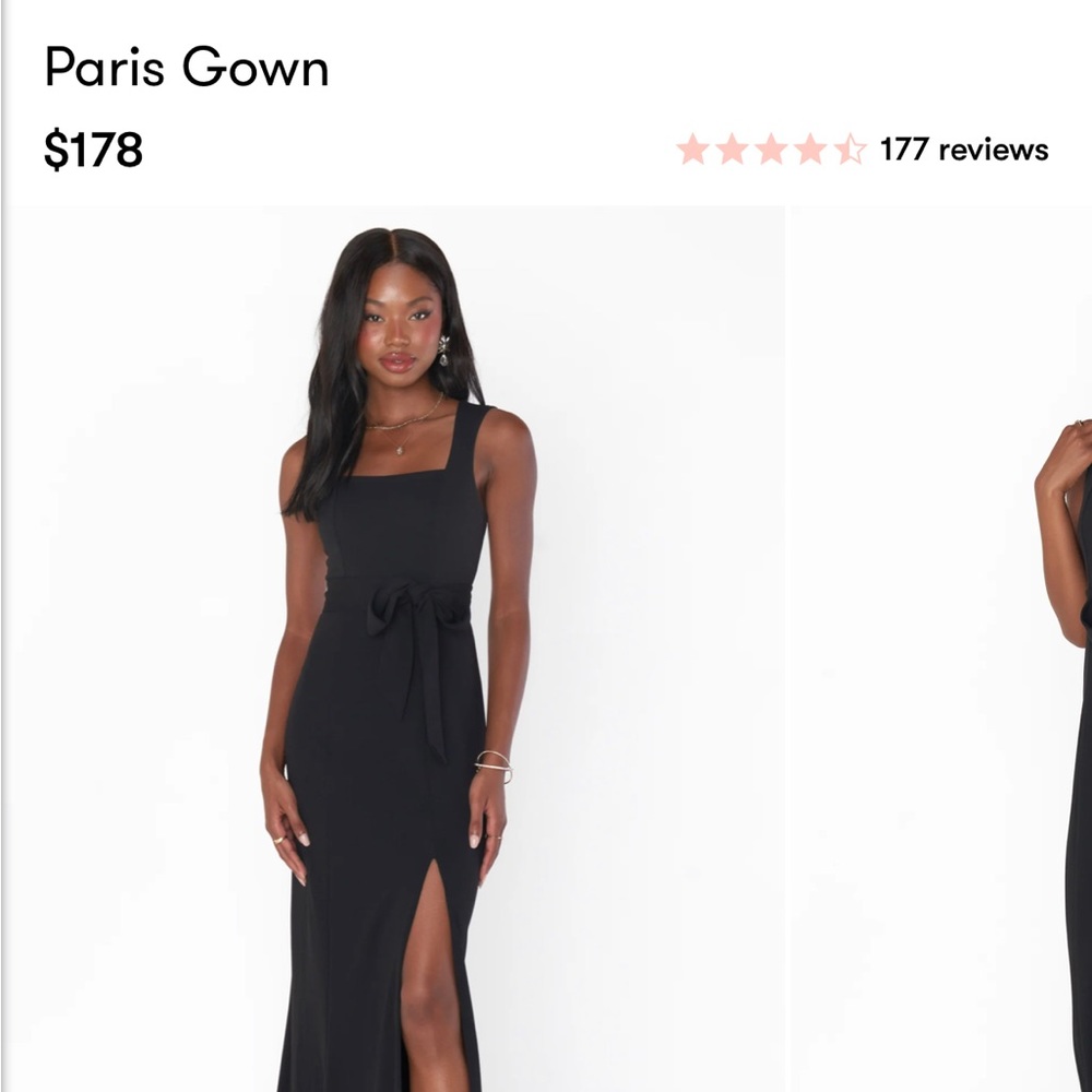 Show me your mumu dress Paris gown. Black size xl